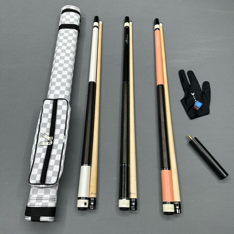 Cơ bida cao cấp KT Magic - ngọn mộc Maple (tặng kèm bao da, găng tay, lơ và nối chuôi)