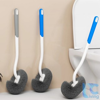  Bàn Chải Nhà Vệ Sinh Living C Cọ Toilet Đầu Tròn Đầu Vuông 2 Đầu Tay Cầm Cán Dài Siêu Bền Vệ Sinh Được Mọi Góc Chết 