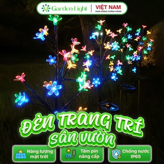 Đèn Trang Trí Năng Lượng Mặt Trời Hoa Anh Đào, Nhiều Màu Sắc, Dễ Lắp Đặt - DA3043