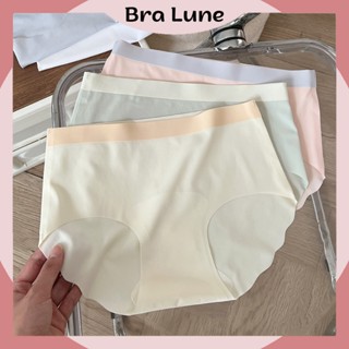 Quần lót nữ đúc su 2 lớp lót to chống tràn BRALUNE, Quần chip nữ thun lạnh không lộ viền mã 174
