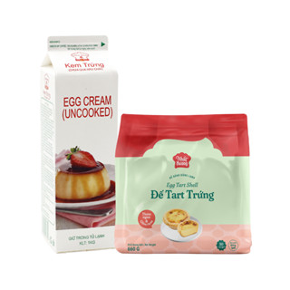 Combo 1 Đế Bánh Tart Trứng và Kem Trứng Nhất Hương
