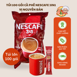  Túi 100 Gói Cà Phê Nescafe 3 in 1 Vị Nguyên Bản 16g x 100 gói 