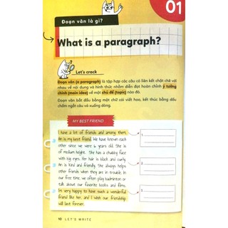 Sách - Let’s Write! - Viết Đoạn Không Khó - Tập 1 (Tái Bản 2023) - Alpha Books