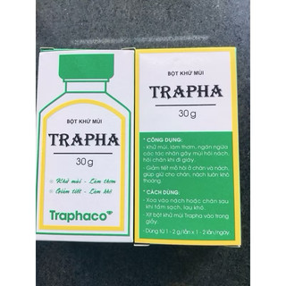 Bột Khử Mùi TRAPHA - Khử Mùi Hôi Chân, Hôi Nách Traphaco
