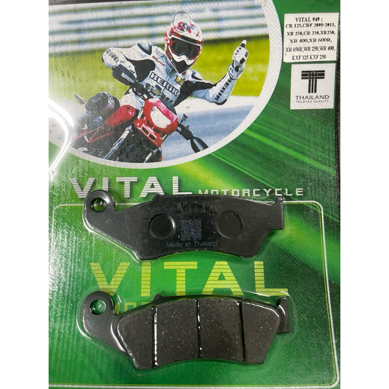 Má phanh trước XR150 XR125 XR250 XR400 CRF 250 Xài Mẫu Như Hình )- Dòng Bố Cho Xe Môtô