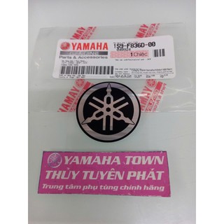 Tem logo 4cm tem chìm 2D dán cánh bửng zin chính hãng yamaha