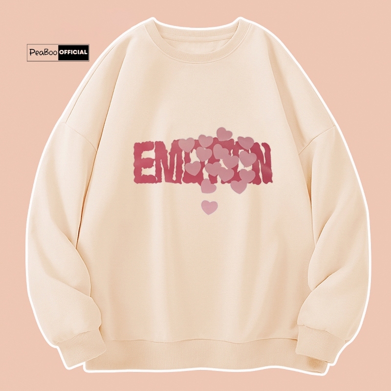 Áo Sweater Okay Good Nam Nữ By PEABOO Unisex Chất Nỉ Lót Bông Form Rộng