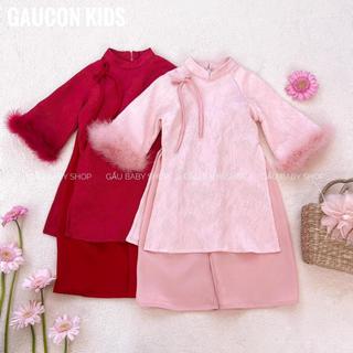  Áo dài GIAI Ý cho bé gái 8-30kg tặng bờm ngọc trai - B131 
