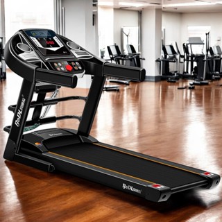 máy chạy bộ BELD đa năng, máy chạy bộ gấp gấp gọn tại nhà bản 2024, kèm máy rung đai massage, công xuất 3.0HP