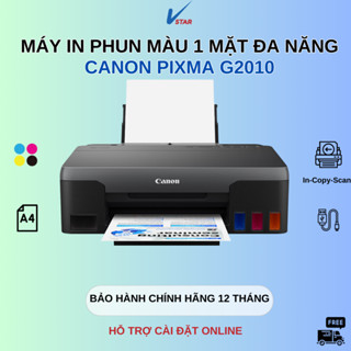  Máy In Phun Màu Canon Pixma G2010 – In Copy Scan – In Ảnh Tài Liệu Sắc Nét – Kèm mực chính hãng 
