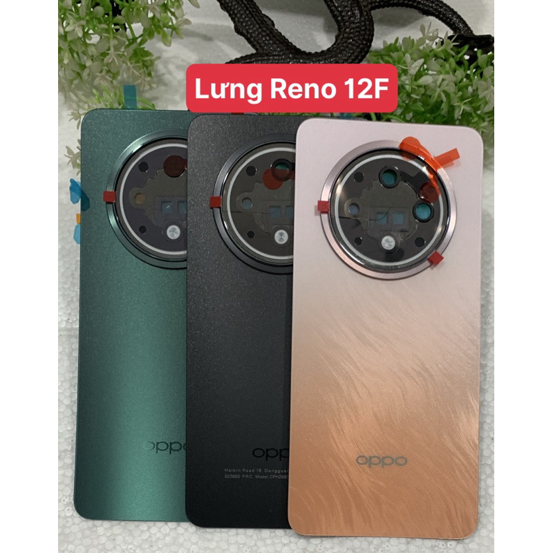 Kính Lưng Thay Thế Điện Thoại Reno 12F/ Mặt Lưng Reno 12F/ Nắp Lưng Điện Thoại Reno 12F Zin Mới