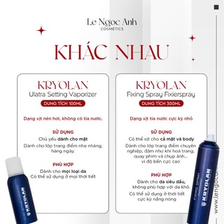 [Có Bill] Xịt Makeup Kryolan
