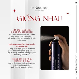 [Có Bill] Xịt Makeup Kryolan