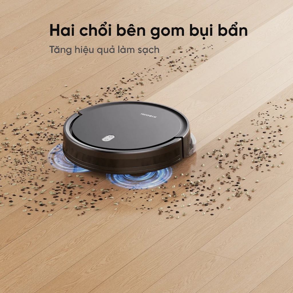 Robot Hút Bụi Lau Nhà Xiaomi Robot Vacuum E5 - Lực hút 2000Pa, 150m2 - Ba Cấp Độ Hút | BigBuy360 - bigbuy360.vn