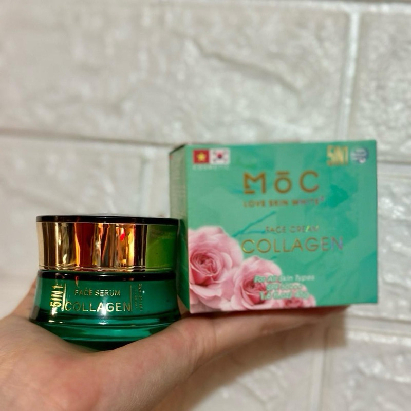 Móc love skin White Face cream Collagen 5in1 Da khô Da khô Da khô