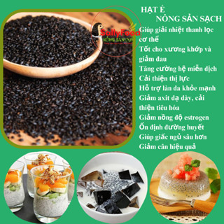 Hạt É Hữu Cơ SallyFood 500g / 1kg Hột É Sạch Không Chất Bảo Quản Hàng Loại 1 Xuất Khẩu Shop Nông Sản Quê