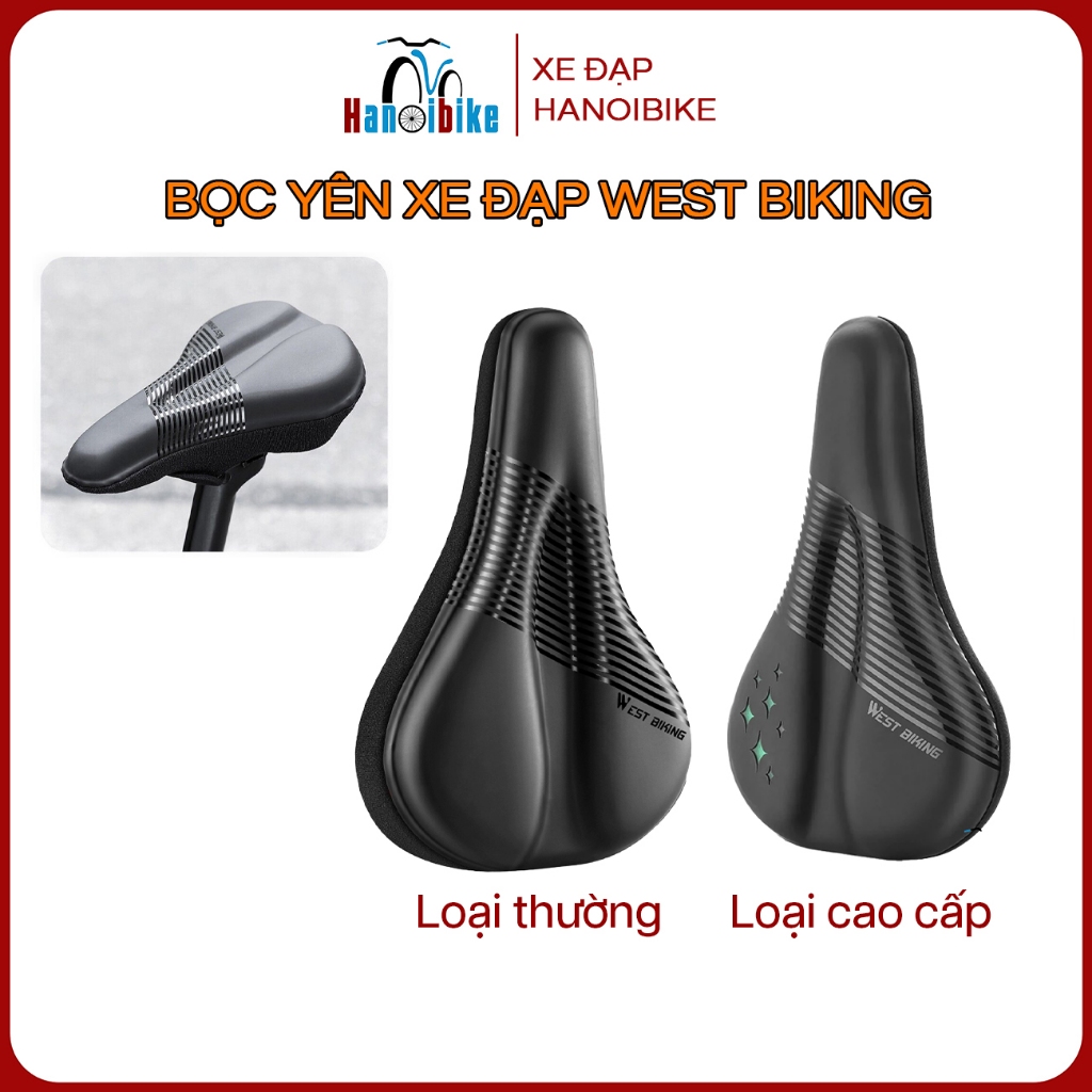 Bọc yên xe đạp gel West Biking siêu êm