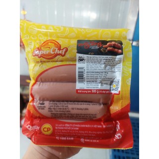 1Kg xúc xích Đức CP Super Chef (Gồm 2 gói 500g)