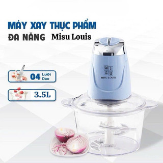  Máy Xay Thực Phẩm Đa Năng Cối Thuỷ Tinh Xay Thịt Misu Louis Công Suất Lớn  Dung Tích 3.5L 