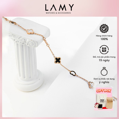 Lắc tay nữ LAMY Four-leaf Clover Bracelet Rose Gold 2290