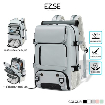 Balo du lịch nam nữ cao cấp EAZY BLA27 có ngăn đựng giày , Balo laptop chống sốc , Balo đi học thời trang