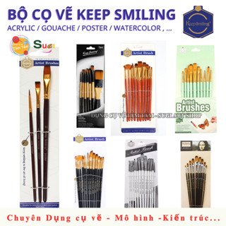 [ TỔNG HỢP ] CỌ VẼ Keep Smiling , CỌ VẼ MÀU ACRYLIC , GOUACHE , POSTER , WATERCOLOR , ...