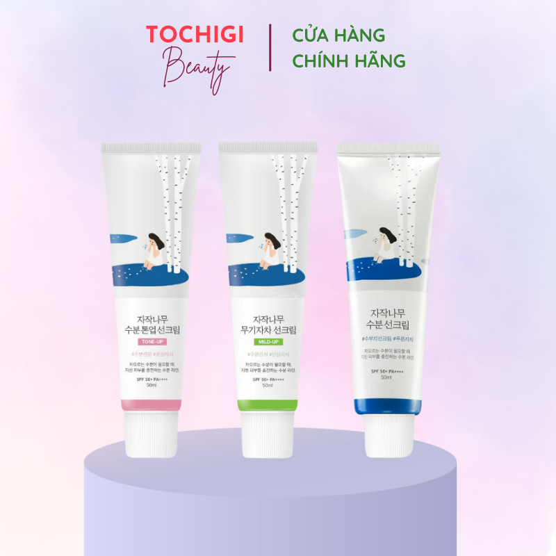 Kem chống nắng hoá học cấp ẩm ROUNDLAB Birch Juice Moisturizing Sunscreen 50ml