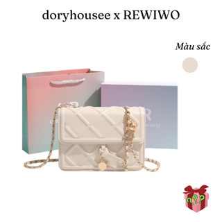 (Có túi & hộp) Túi xách nữ Urbam Rewiwo chính hãng nội địa trung đeo chéo đeo vai làm quà tặng