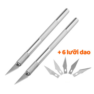 Kèm 6 lưỡi Dao cắt washi tape tỉa sticker dụng cụ dán bullet journal tiện lợi Wanhy