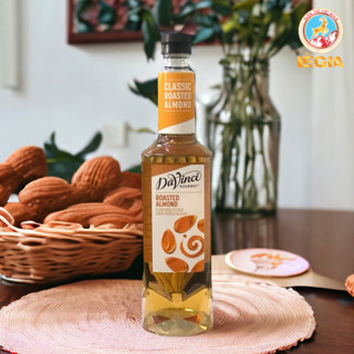 Siro davinci hạnh nhân rang 750ml - roasted almond sirup