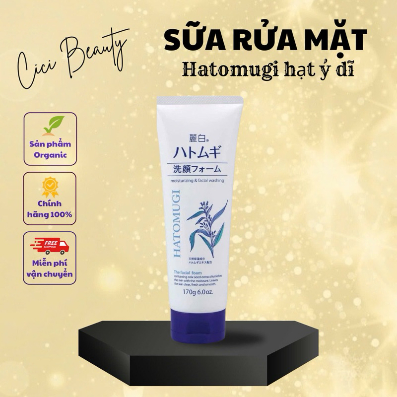 Sữa rửa mặt Hatomugi hạt ý dĩ