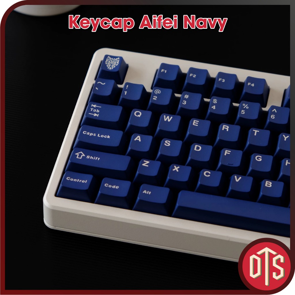 Keycap Aifei Navy ABS double-shot cherry profile | DoubleT DTS