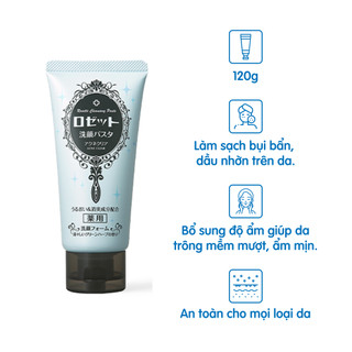 Sữa rửa mặt Rosette Nhật Bản 120g