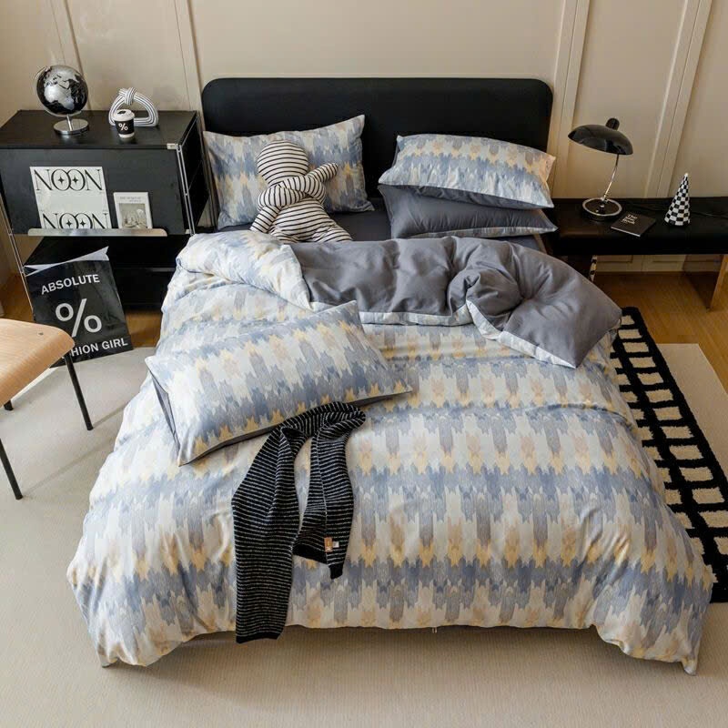 Sét Ga Gối kèm Vỏ Chăn EverDream 07 Nhập Khẩu,100% Cotton Living cao cấp, Nhận may theo yêu cầu