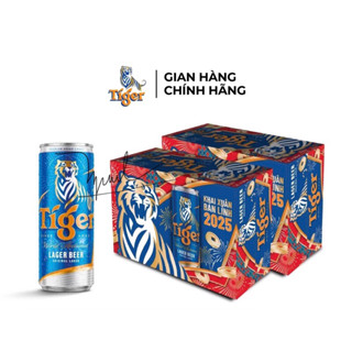 BiaThùng 20 Lon Bia Tiger Xanh 330ml  Nồng Độ 5%, Kiểu Dáng Sang Trọng, Mùi Vị Sảng Khoái, Hoả Tốc Hà Nội