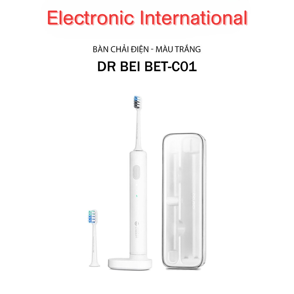 Bàn chải điện Shell DR-BEI Sonic BET-C01 - 3 Màu - Bảo hành 3 tháng