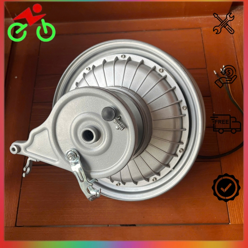 Động Cơ 48V 350W-400W Moka Maoly Dùng Lốp 2.75-10, 14x2.50 Xe Đạp Điện Lõi Đồng, Bánh Motor Sau Moka