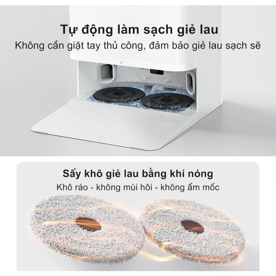 [ Quà giới hạn] Robot hút bụi lau nhà Xiaomi Robot Vacuum X20 Pro BHR8859EU - Lực hút 7000Pa - Trạm sạc đa năng | BigBuy360 - bigbuy360.vn