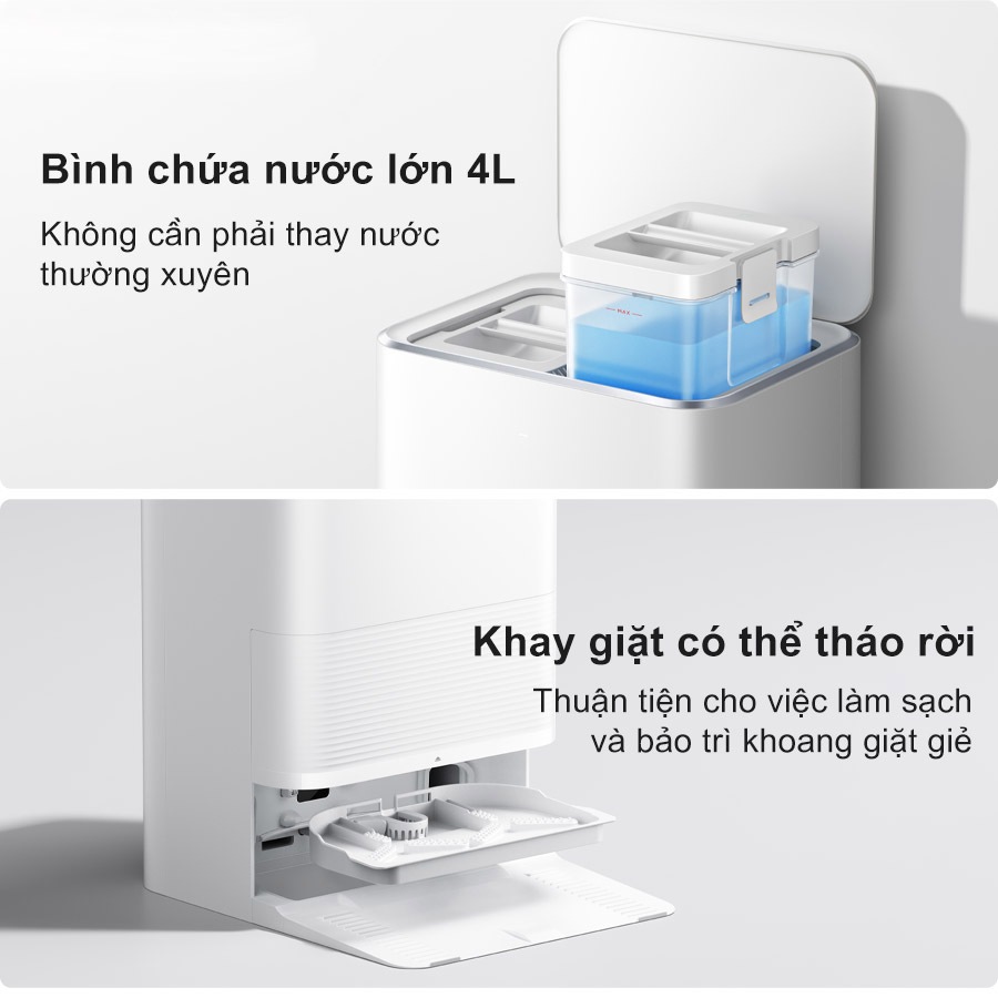 [ Quà giới hạn] Robot hút bụi lau nhà Xiaomi Robot Vacuum X20 Pro BHR8859EU - Lực hút 7000Pa - Trạm sạc đa năng | BigBuy360 - bigbuy360.vn
