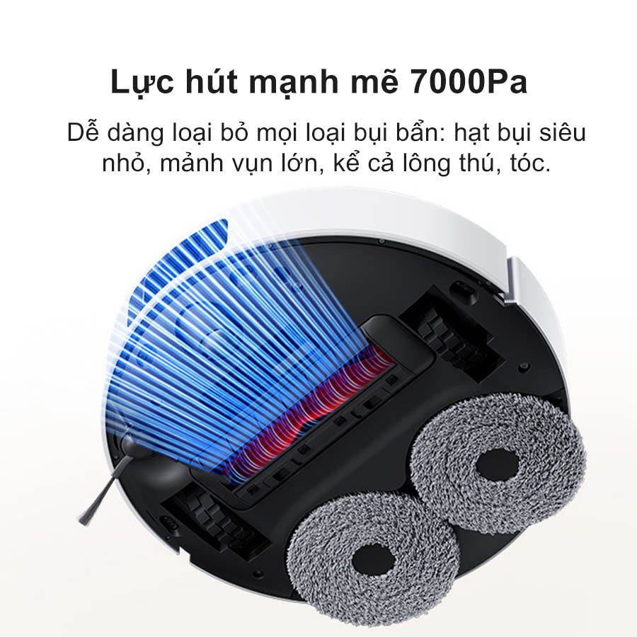 [ Quà giới hạn] Robot hút bụi lau nhà Xiaomi Robot Vacuum X20 Pro BHR8859EU - Lực hút 7000Pa - Trạm sạc đa năng | BigBuy360 - bigbuy360.vn