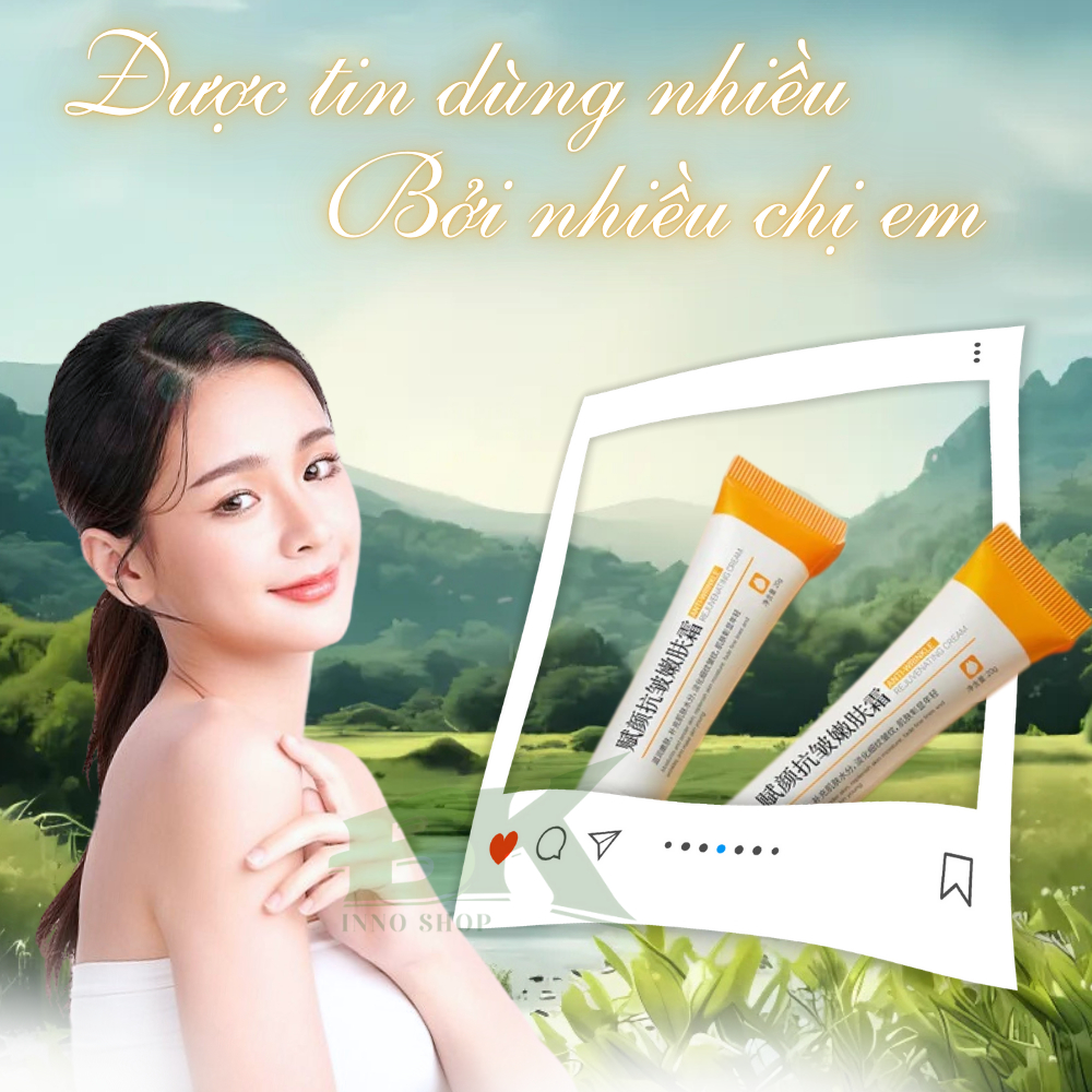 Kem Hỗ Trợ Vết Nhăn Chiết Xuất Thiên Nhiên Zilan Fuyan - Dưỡng Trắng Da Mặt, Chống Lão Hóa Bổ sung collagen | BK INNO