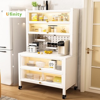  Lifinity Kệ bếp nhà vếp Kệ để đồ Tủ bếp đa năng Kệ để lò vi sóng thông minh Kệ lưu trữ nhà bếp 