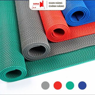 Thảm Nhựa Trải Sàn Thảm Lót Nhà Tắm Hoa Văn Sóng Thoát Nước Tốt Dùng Cho Nhà Hàng Khách Sạn 90cm x 50cm, 120cm x 50cm