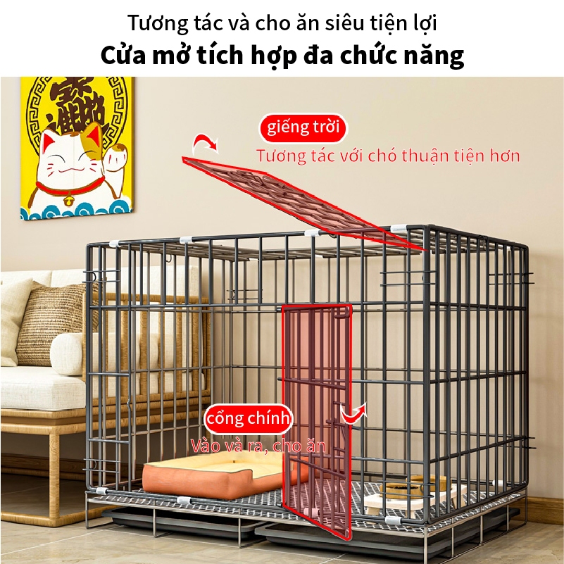  Chuồng Chó Mèo Gấp Gọn đủ kích thước S M L XL 