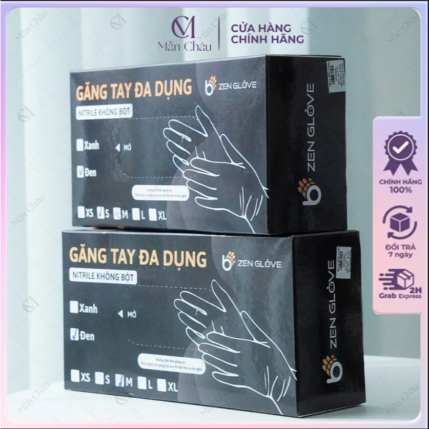 Bao Tay Đen Anzen , Black Gloves Siêu Dẻo Tay, Ôm Tay