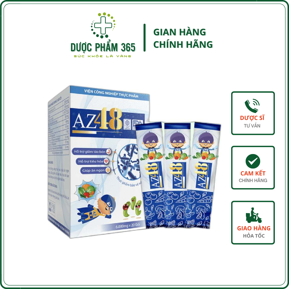 Men AZ48 - Tuyệt chiêu đẩy lùi táo bón