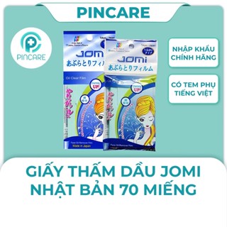 Giấy thấm dầu Jomi Nhật Bản 70 tờ Oil Clear Film - Hàng chính hãng - PINCARE Health & Beauty