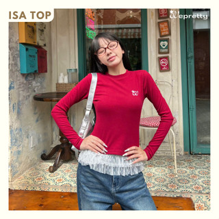  Áo Dài Tay Nữ ISA TOP Wepretty Clothes Ôm Body Chất Liệu Thun Cotton Mềm Mịn Ấm Áp Dễ Phối Đồ- AH37 