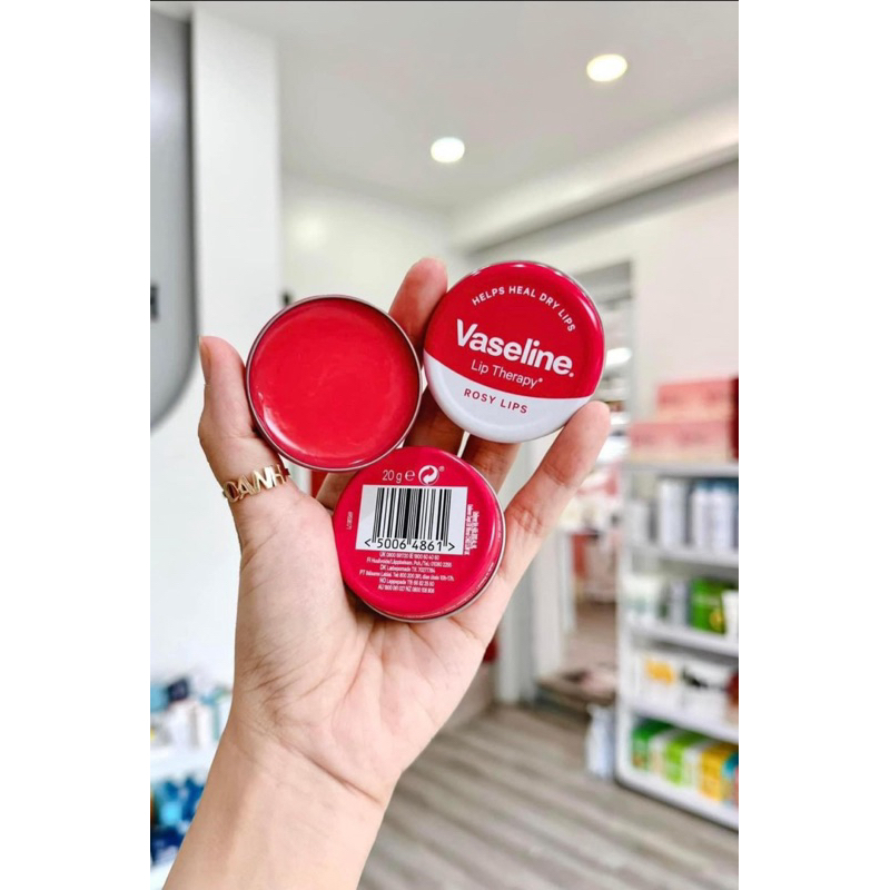 Son dưỡng vaseline rosy lips làm Hồng môi bản UK 20g