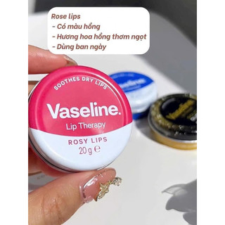Son dưỡng vaseline rosy lips làm Hồng môi bản UK 20g